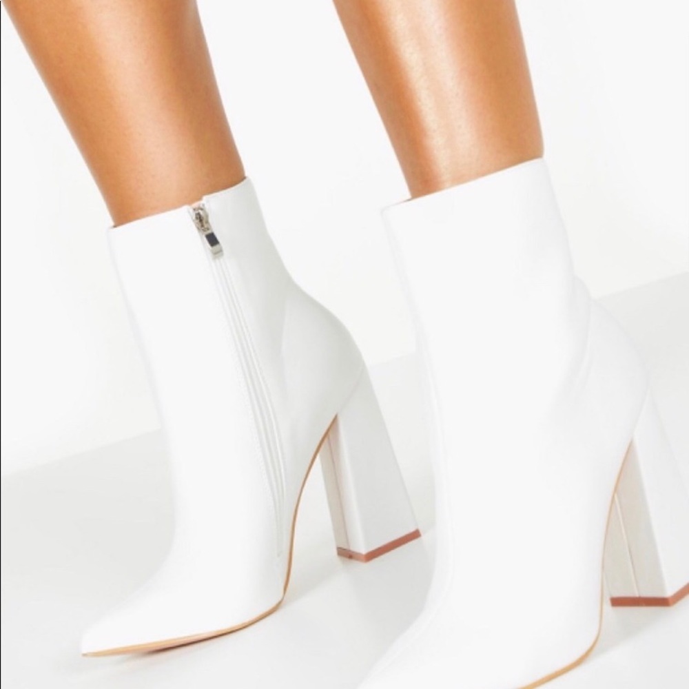 Go to white booties
